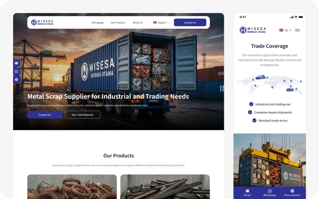 Wisesa Metal - Supplier Skrap Besi